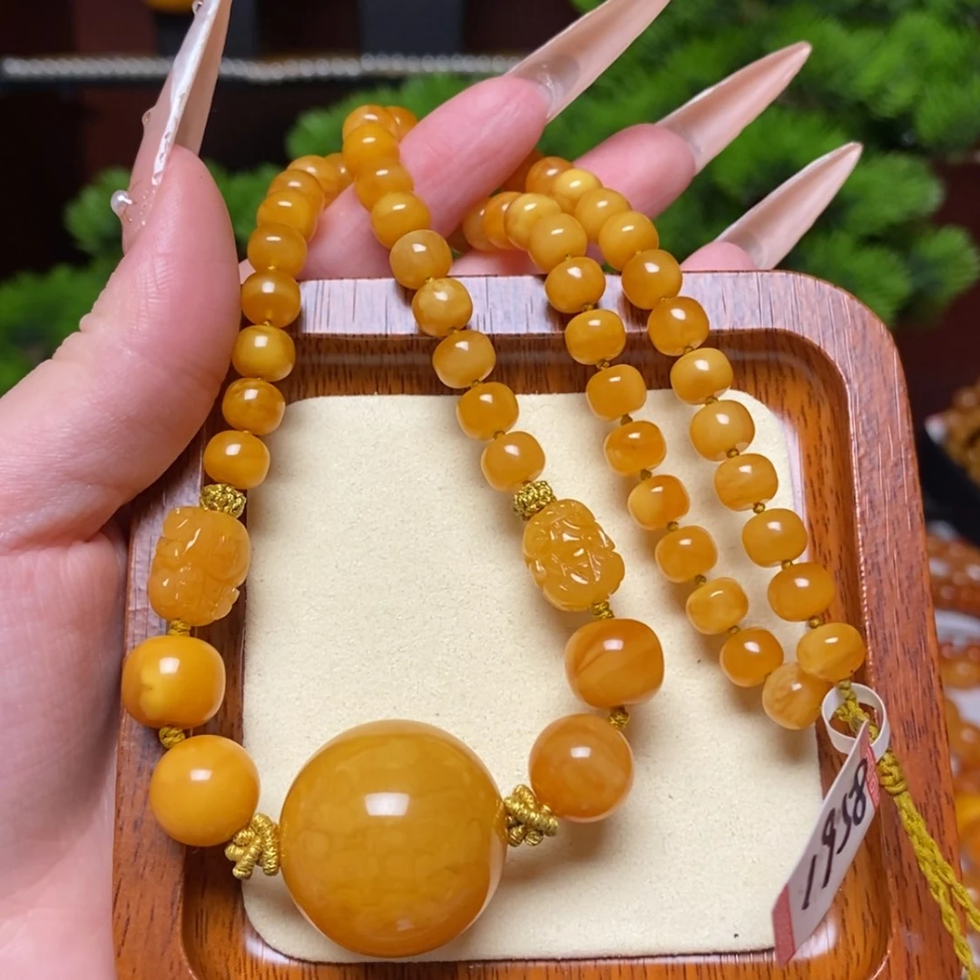 【闪购商品】蜜蜡颈饰未镶嵌项链