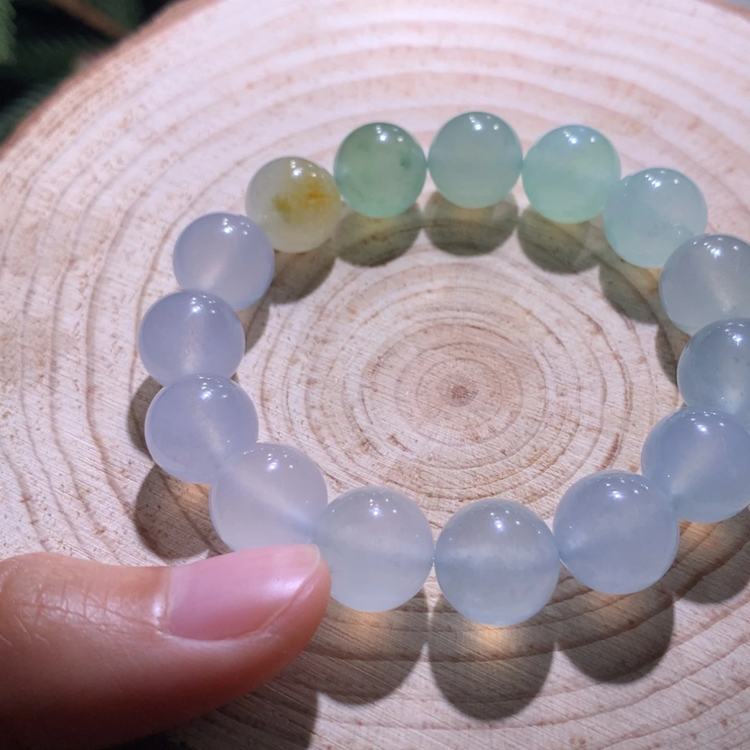 翡翠散珠渐变清冷色系卡11.9～12.1