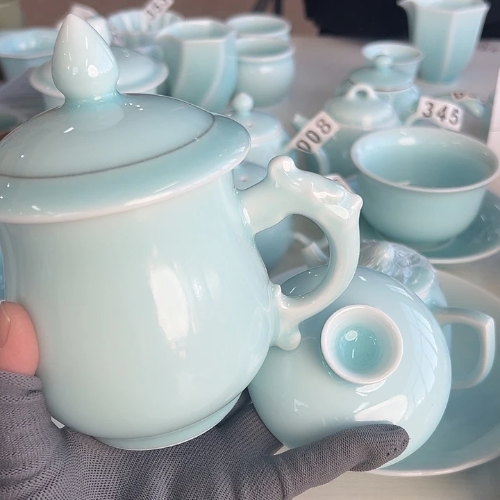 小米茶器龙泉青瓷噢*