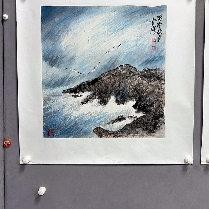 国画亲笔手绘放心去藏