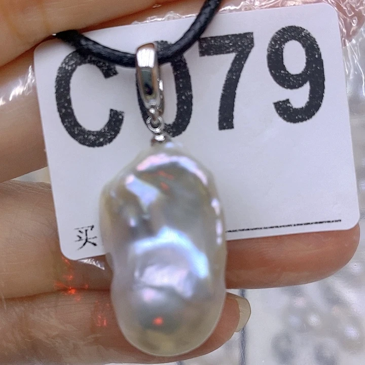 淡水珍珠颈饰银S925镶嵌
