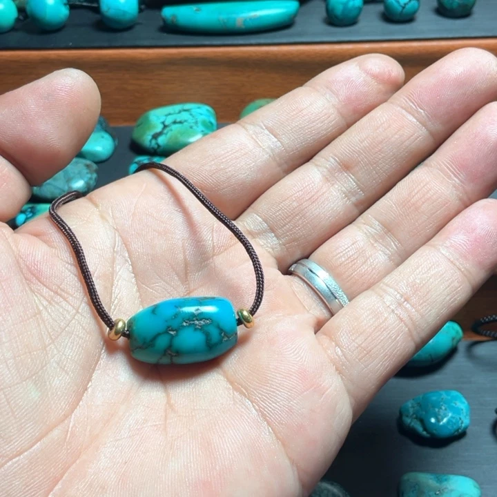 陶瓷非金属爷*福藏系原矿老松石