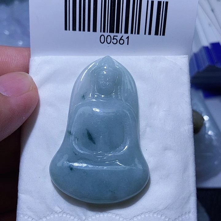 颈饰未镶嵌翡翠天光墟翡翠市场现金代购