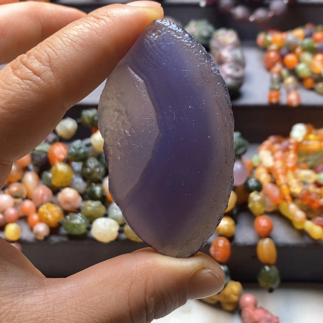 玛瑙/玉髓颈饰合金