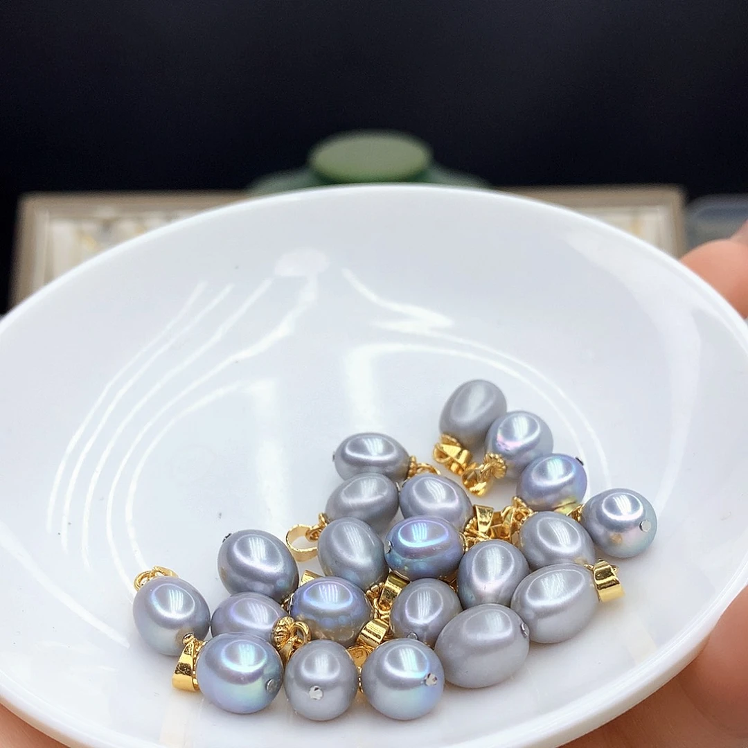 淡水珍珠吊坠(不含链)合金