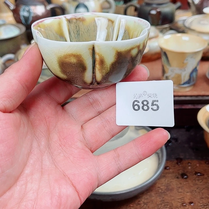 沁庐柴窑古法柴烧全手工茶具