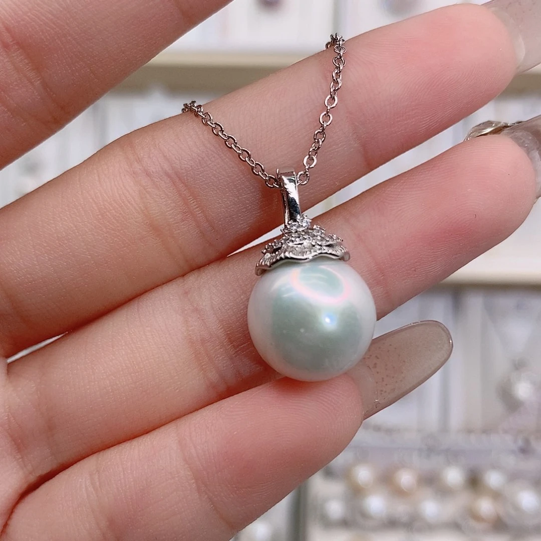 淡水珍珠未镶嵌颈饰13m万能扣