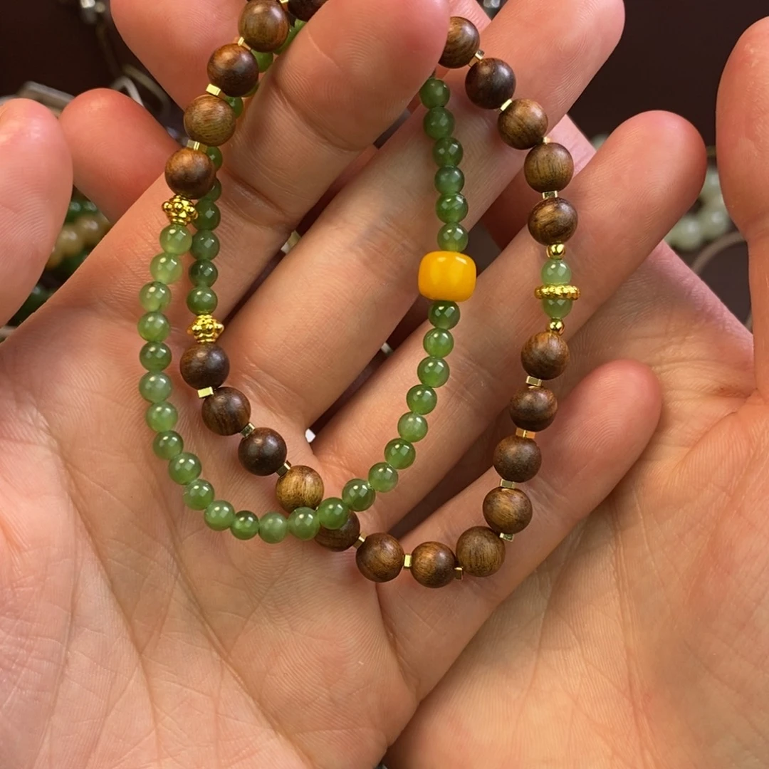 和田玉手链未镶嵌