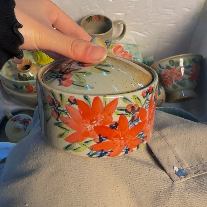 瓷片景德镇陶瓷手工手绘