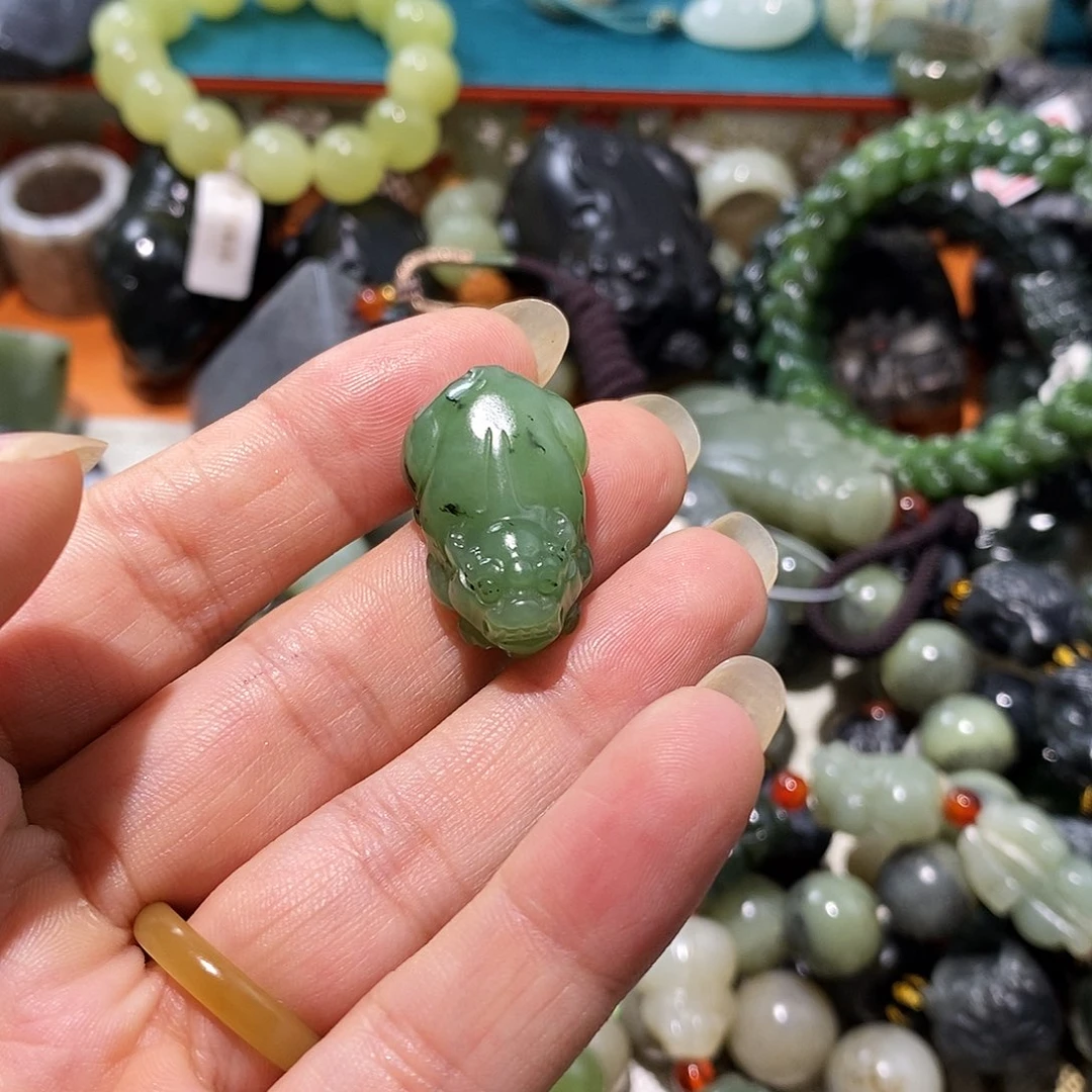 痞***丘手串未镶嵌和田玉