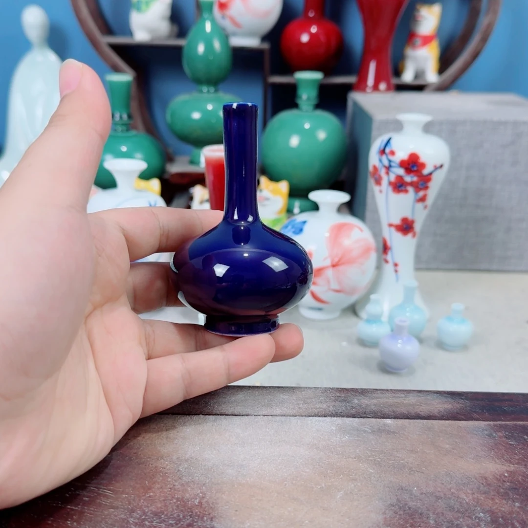 陶瓷手工小花器摆件
