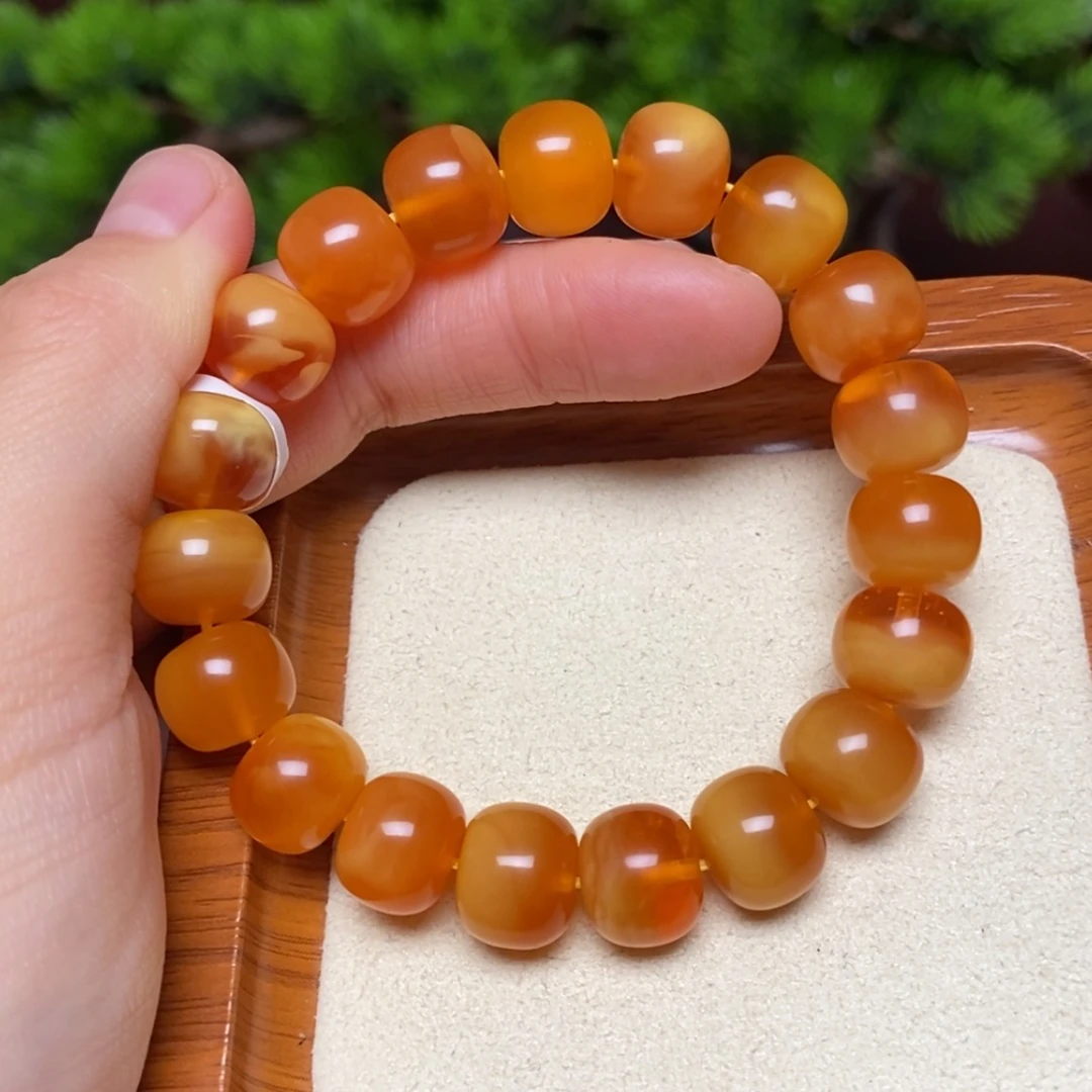 【闪购商品】未镶嵌蜜蜡手链手串