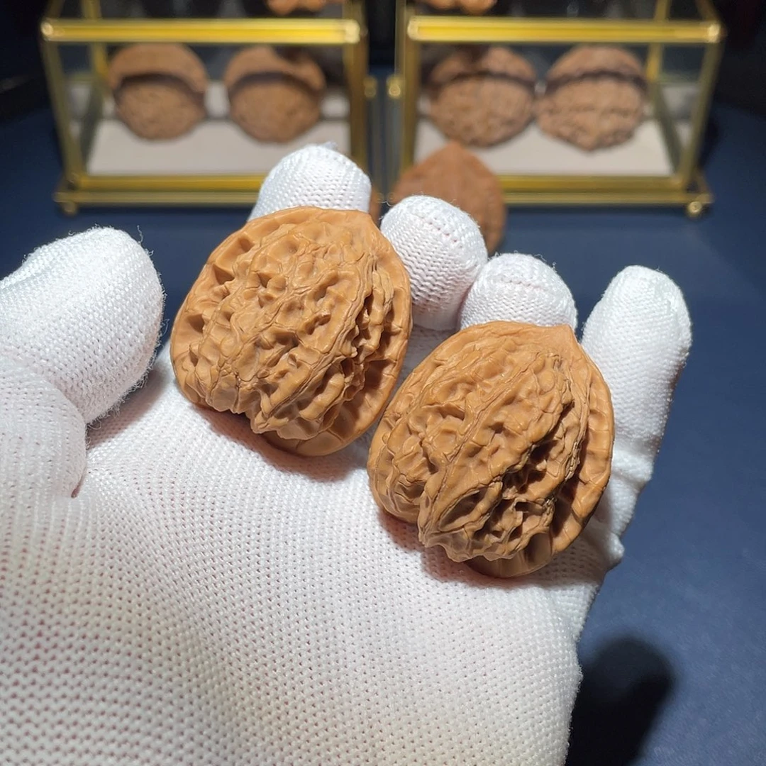 文玩核桃把件35野鸡心