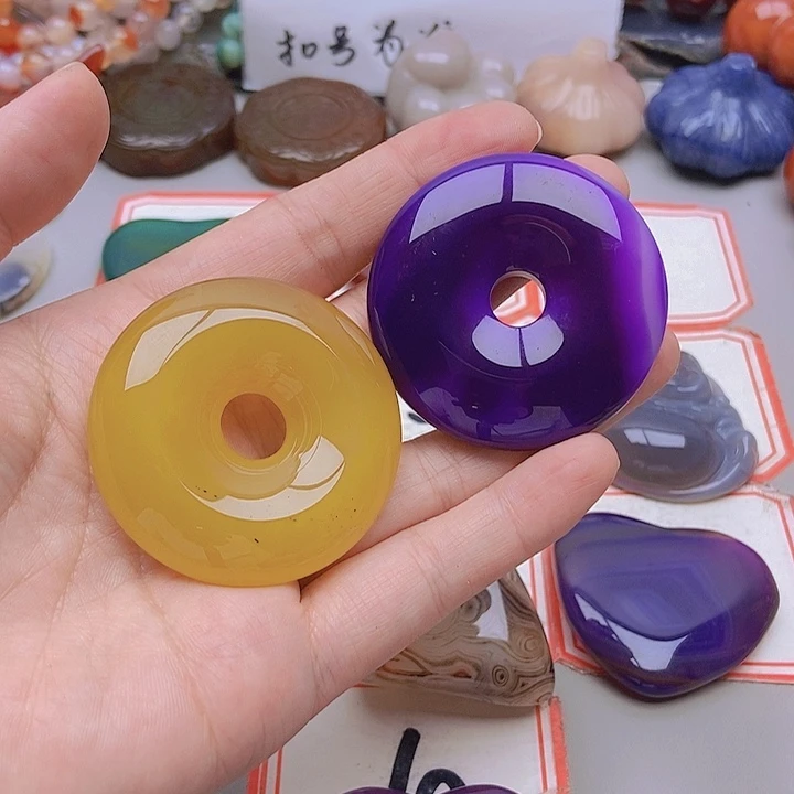 【闪购商品】未镶嵌玛瑙/玉髓珠宝半成品s****7