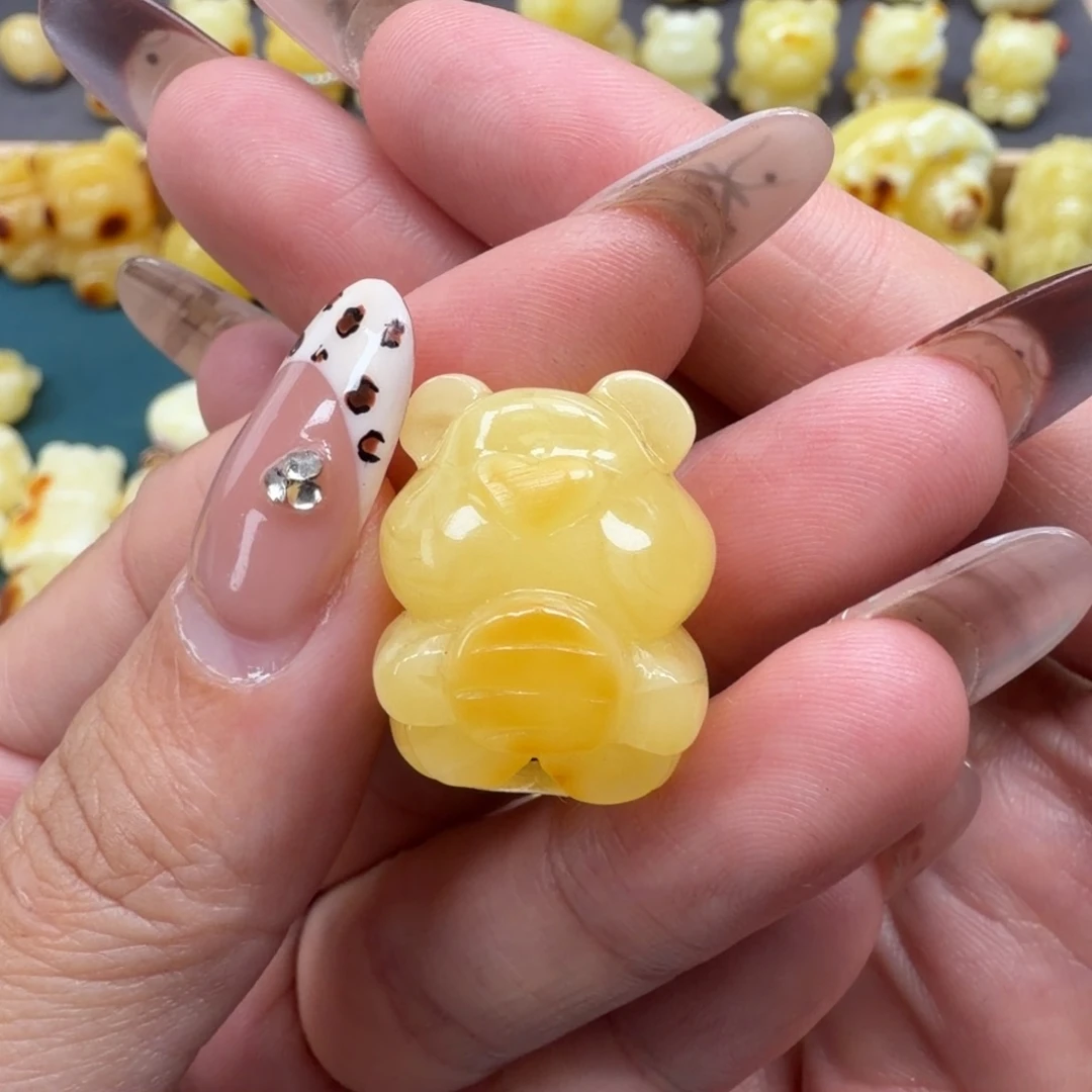 琥珀未镶嵌裸石蜜蜡