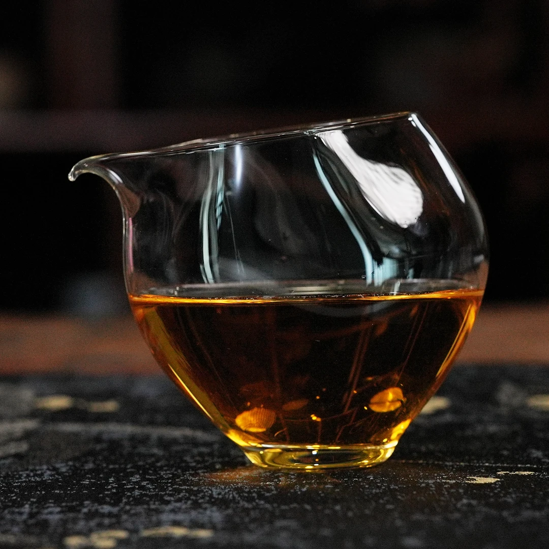 今井飞鸟家用公道杯茶具230ML加厚防烫公杯简约风侘寂风分茶器