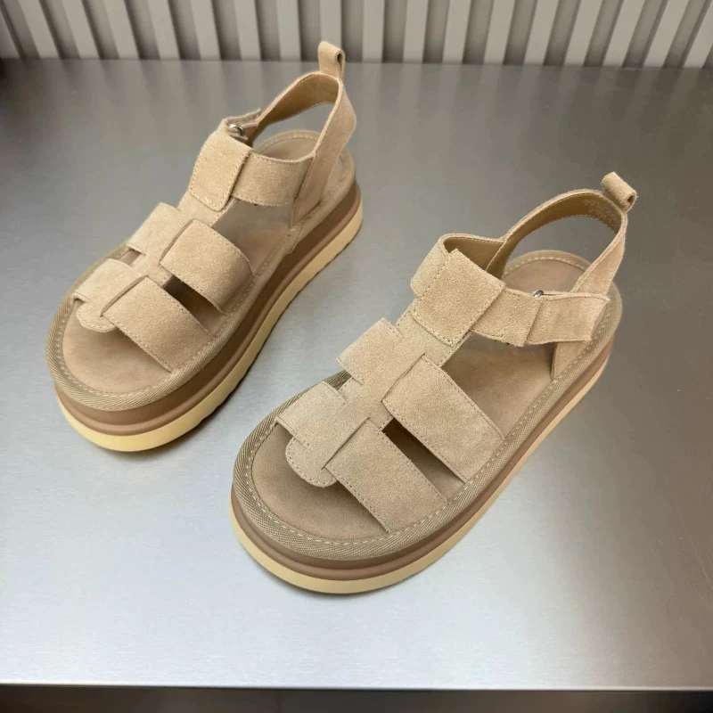 【丽姐推荐】a682，厚底罗马凉鞋魔术贴3627576