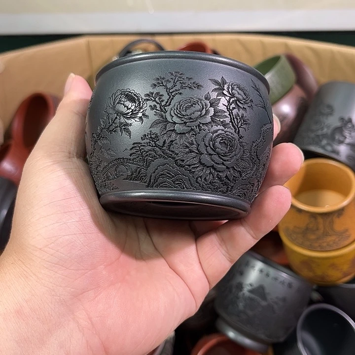 茶杯紫砂全手工紫砂主人杯