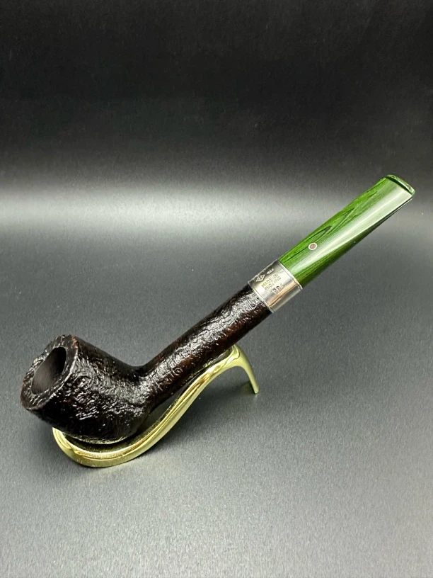 英国阿斯顿Ashton烟斗撞球烟斗高级黑色喷砂撞球直斗坎嘴3mm