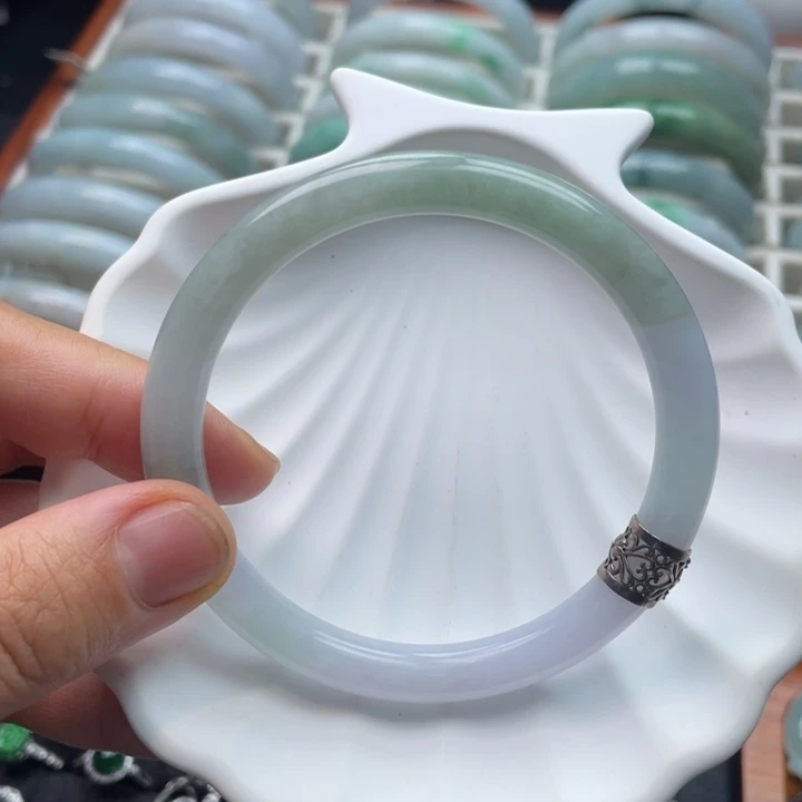 翡翠未镶嵌手镯翡翠手镯57圈口