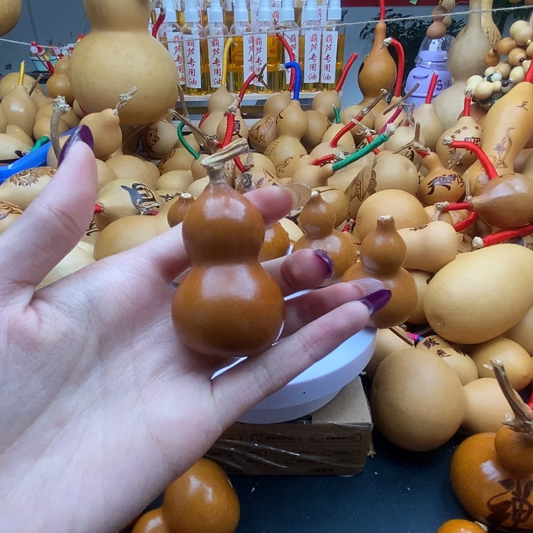 唐***小香榧木葫芦工艺品