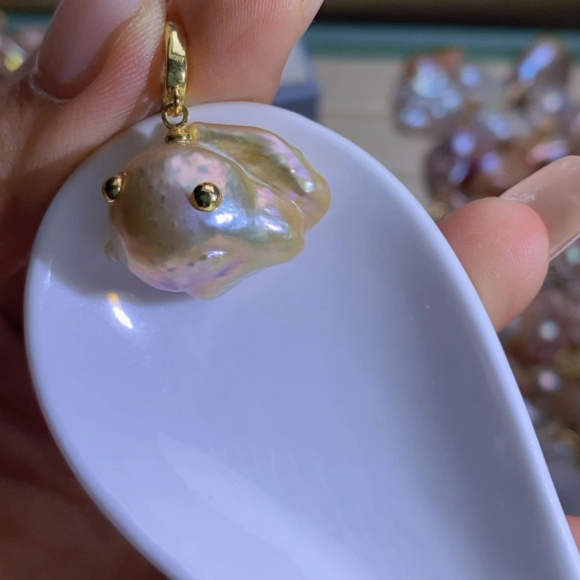 【闪购商品】淡水珍珠天然珍珠（微瑕）随机合金