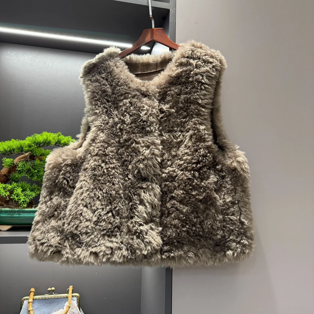 中式马夹复古盘扣传统改良女装气质宽松马甲7097