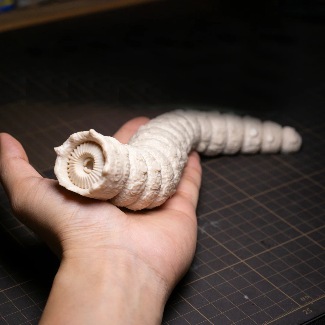 3D打印沙虫沙丘电影周边关节可动沙虫模型手把件网红解压玩具摆件