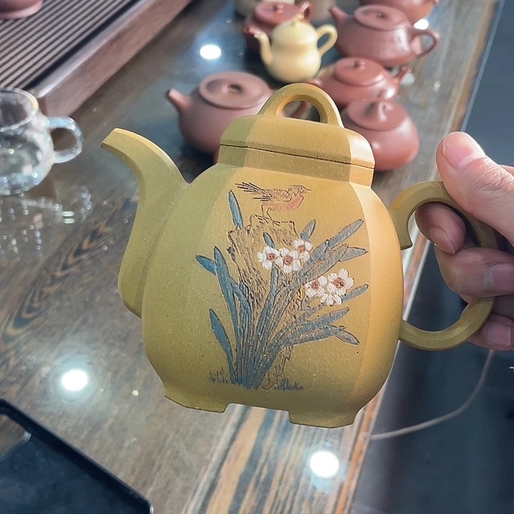 逸***。茶壶紫砂宜兴原矿紫砂作品