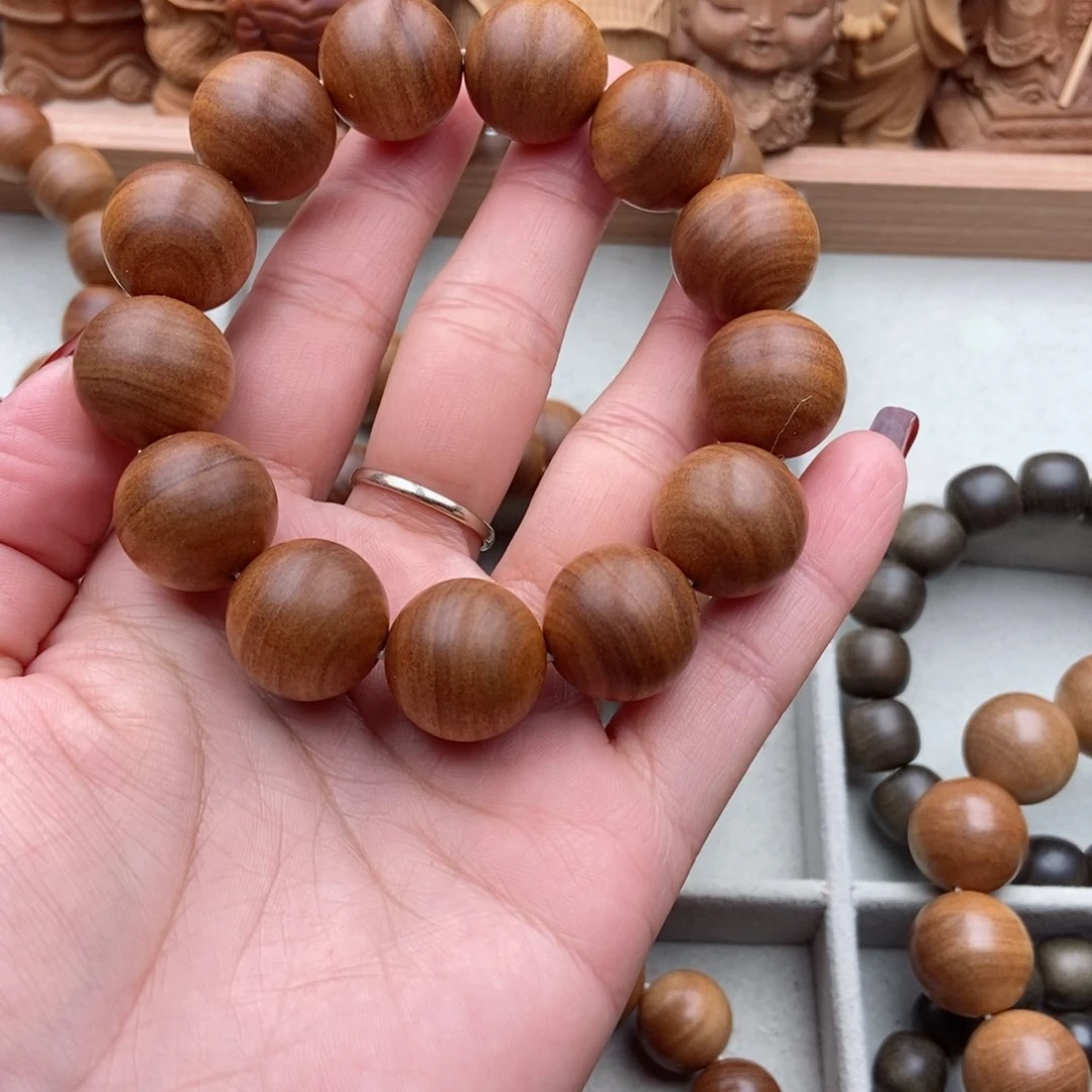 檀香木手串/手链风**遥老山檀黑肉奶香手串