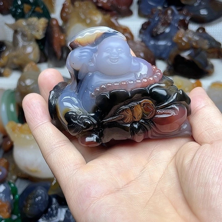 玛瑙/玉髓饰品未镶嵌水***家