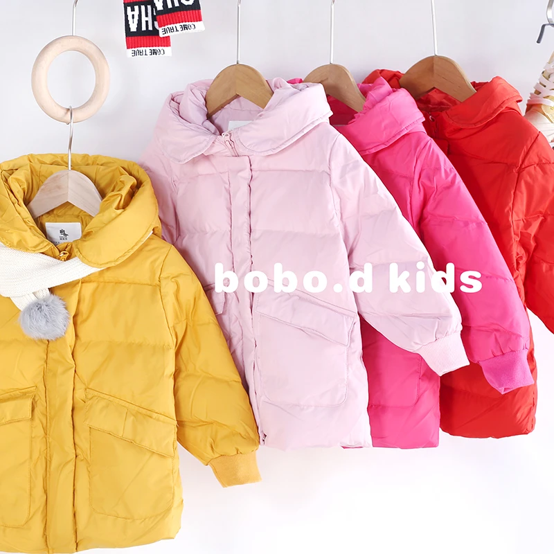 波波龙中性女短款加厚保暖冬装童装中长款女童TJX212597