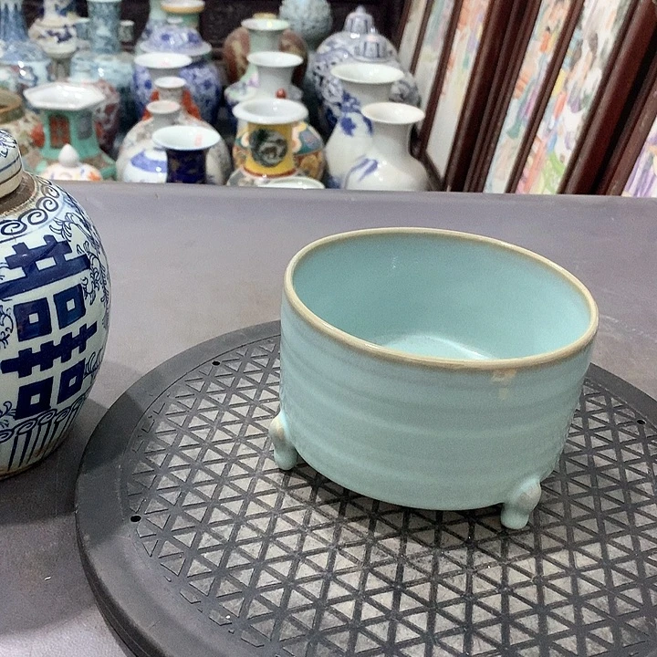 摆件陶博古架陶瓷摆件