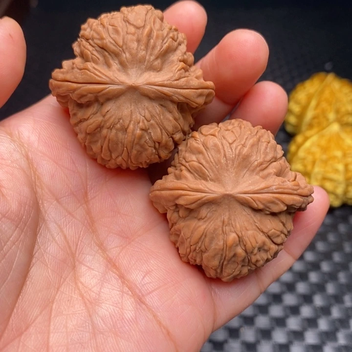 文玩核桃把件龙胆39尺