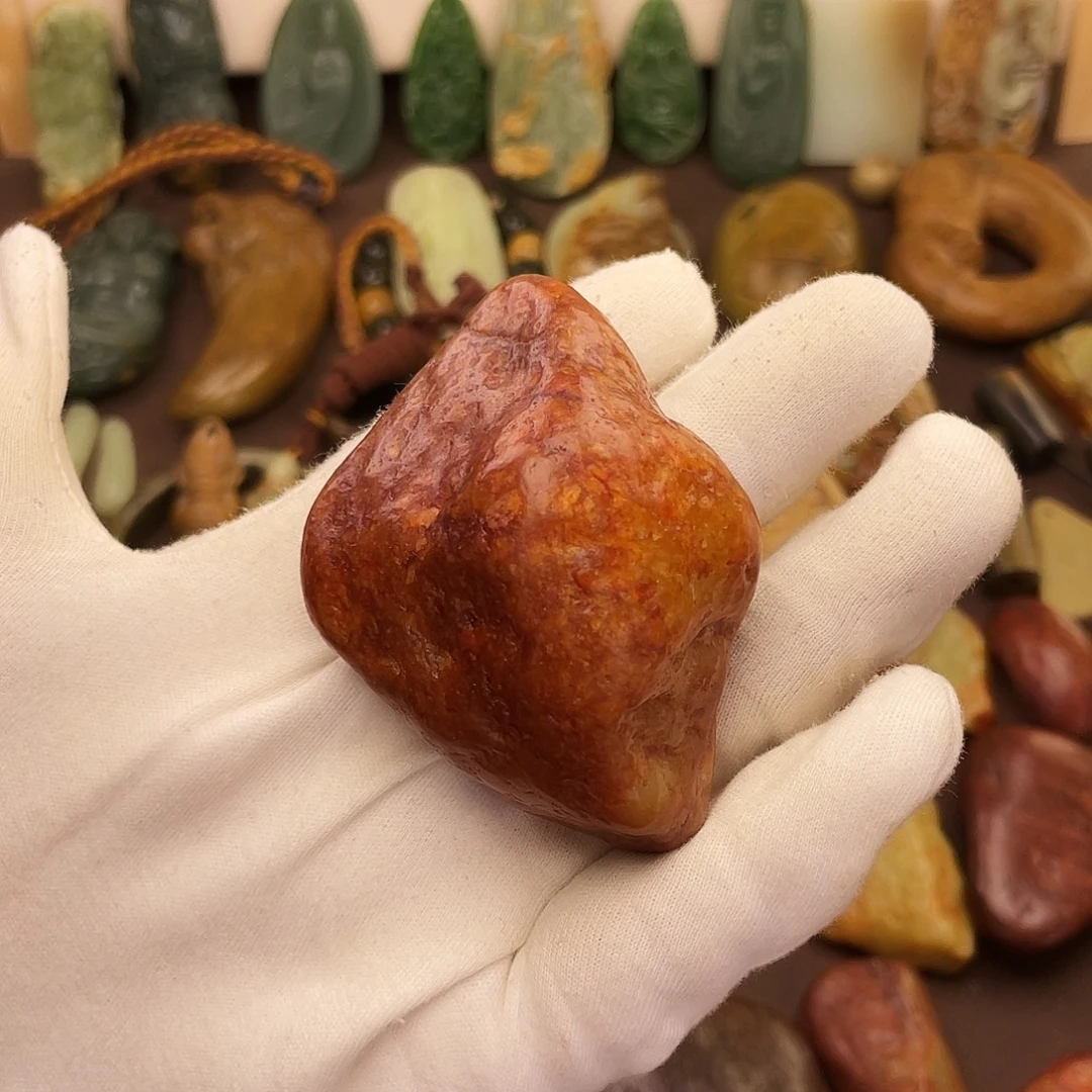 岫岩河磨玉（透闪石质玉）未镶嵌颈饰