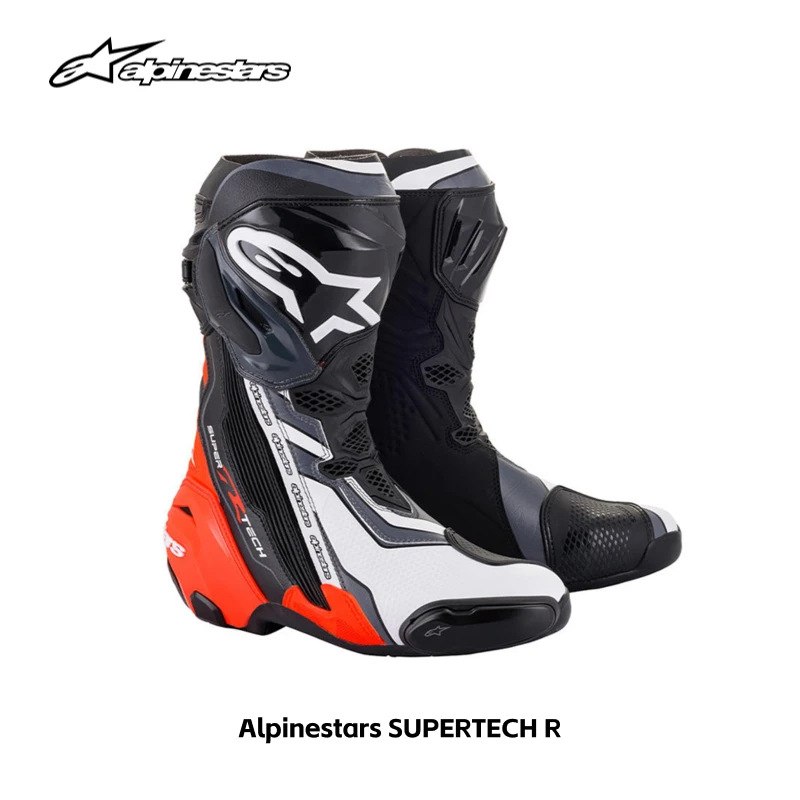 Alpinestars SUPERTECH R摩托赛道竞技防护防摔骑行靴