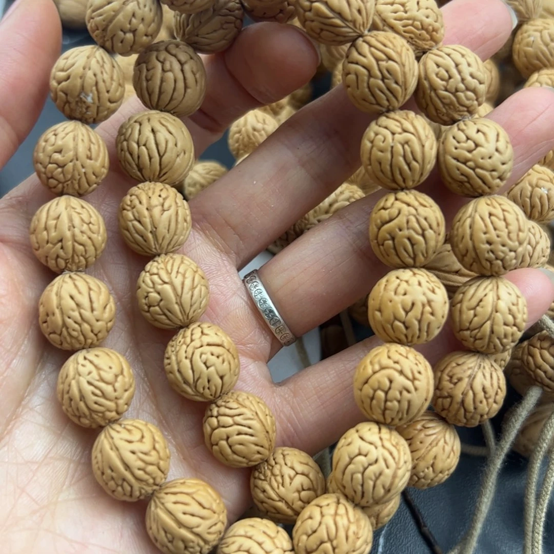 荷***叶桃核手串野生山桃核手串手链