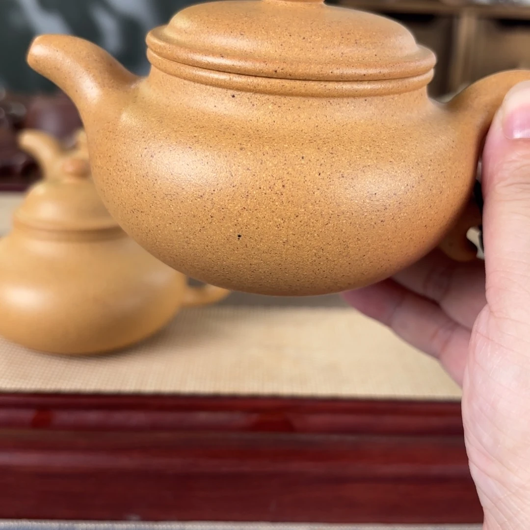 茶壶紫砂黄金段黑标仿古240