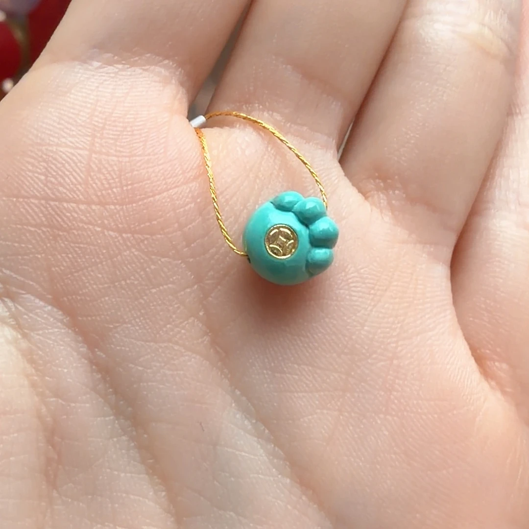 绿松石未镶嵌颈饰