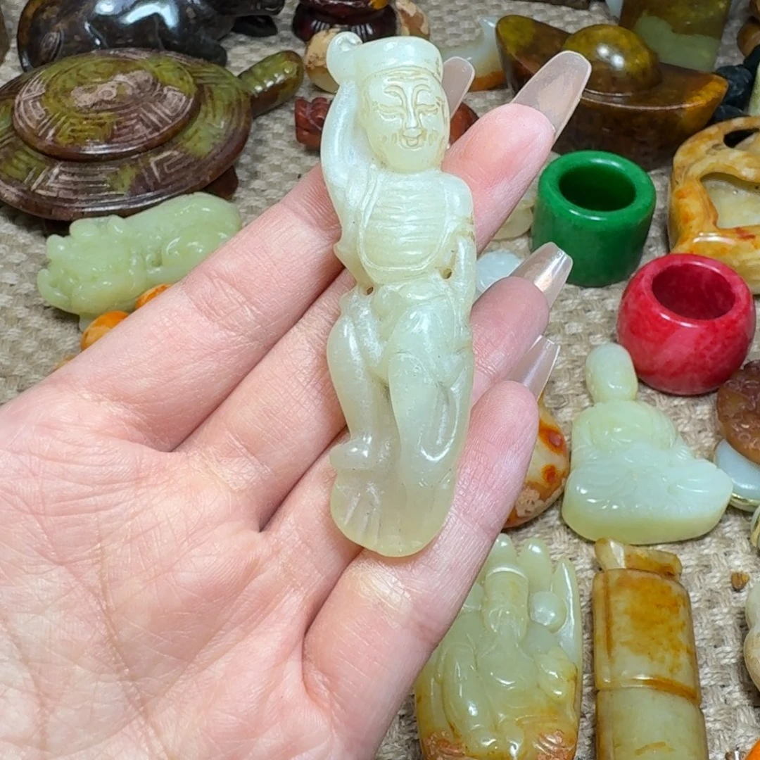 白玉菩提吊坠挂件