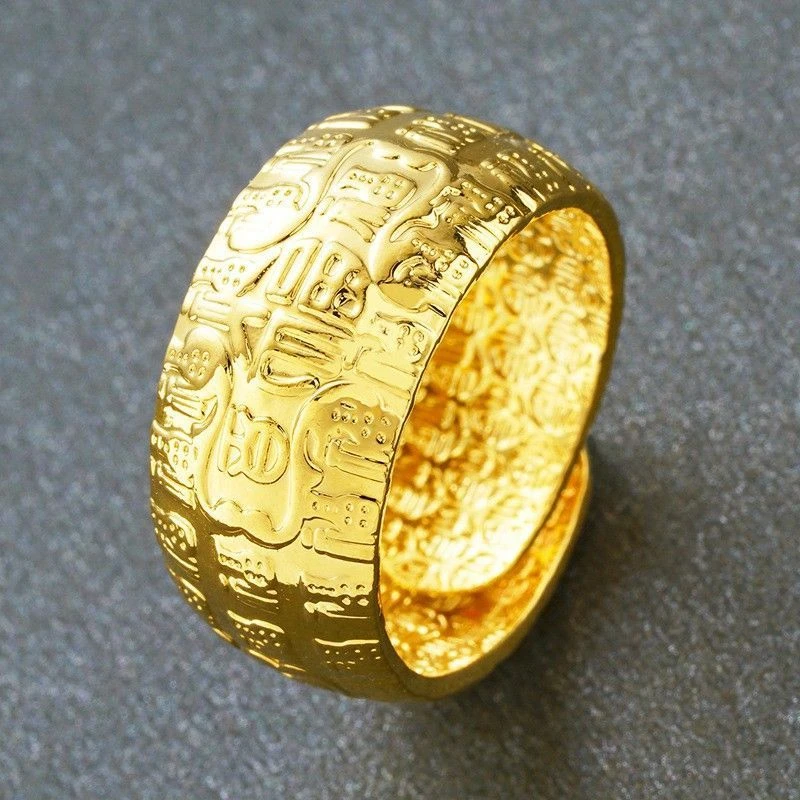 K30福气满满开口戒指