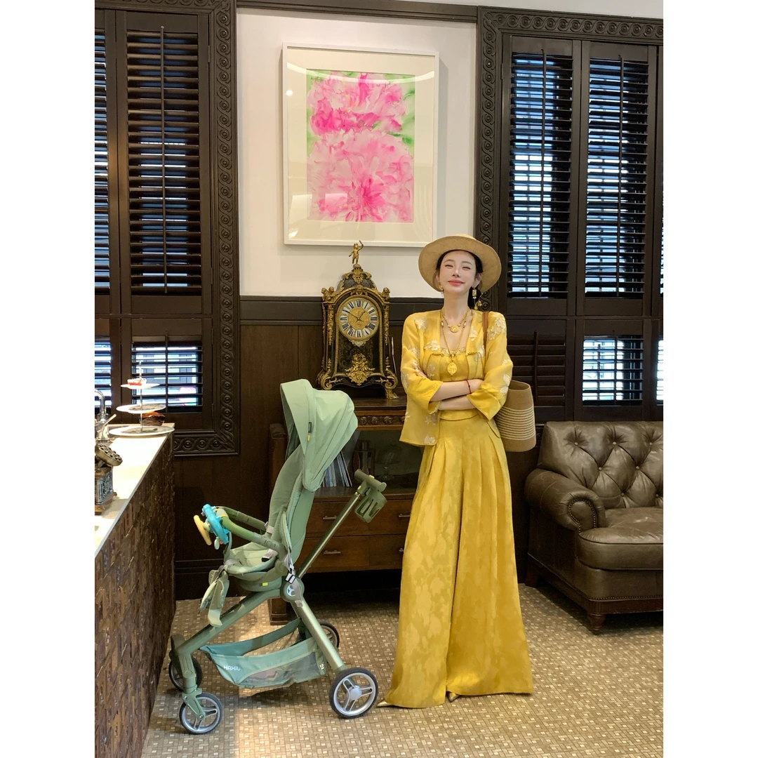 【雅乔定制】福蝶金瑞高定版 新中式国风桑蚕丝外套DYJJ-25040889