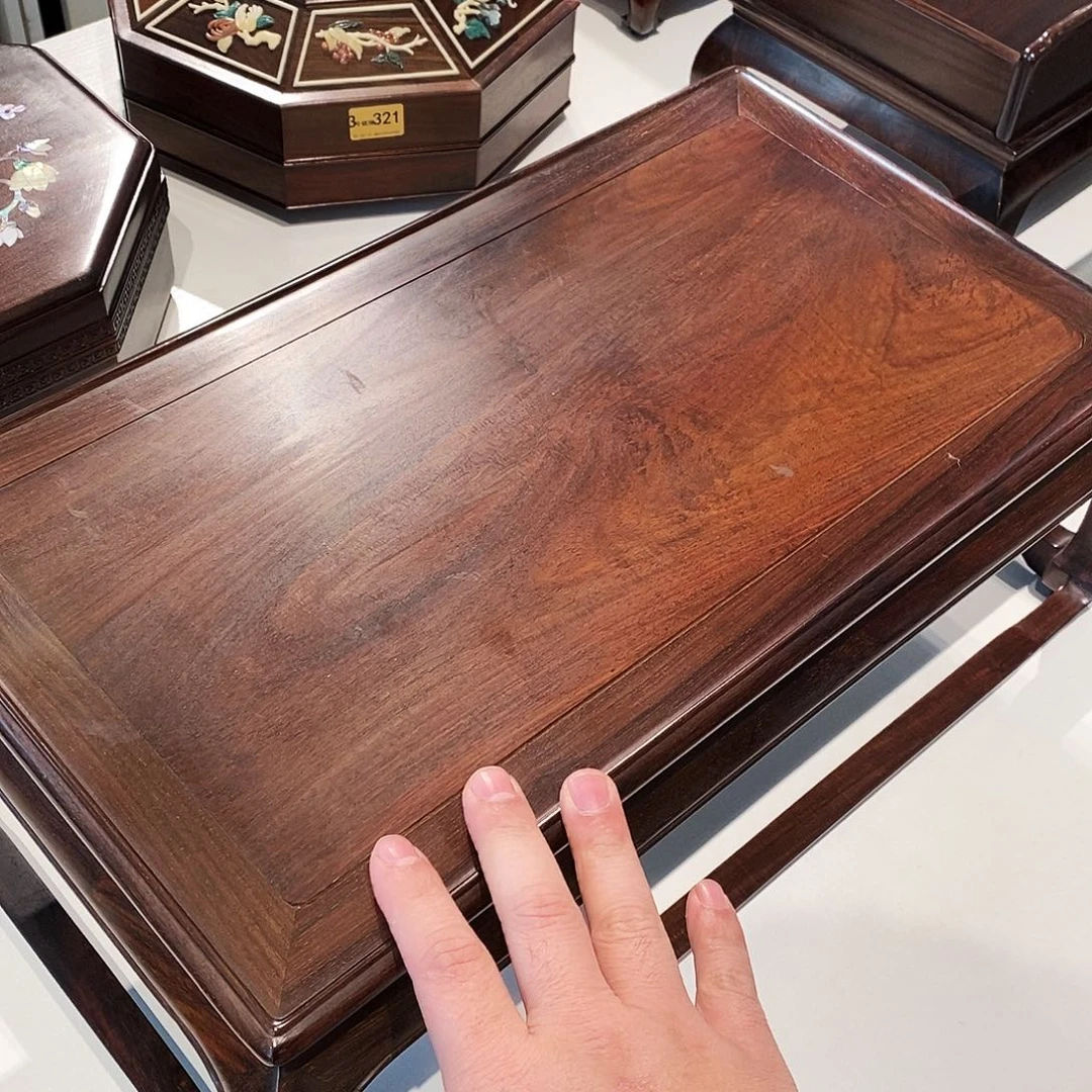 夏***天红酸枝木类成套家具大红酸枝底座