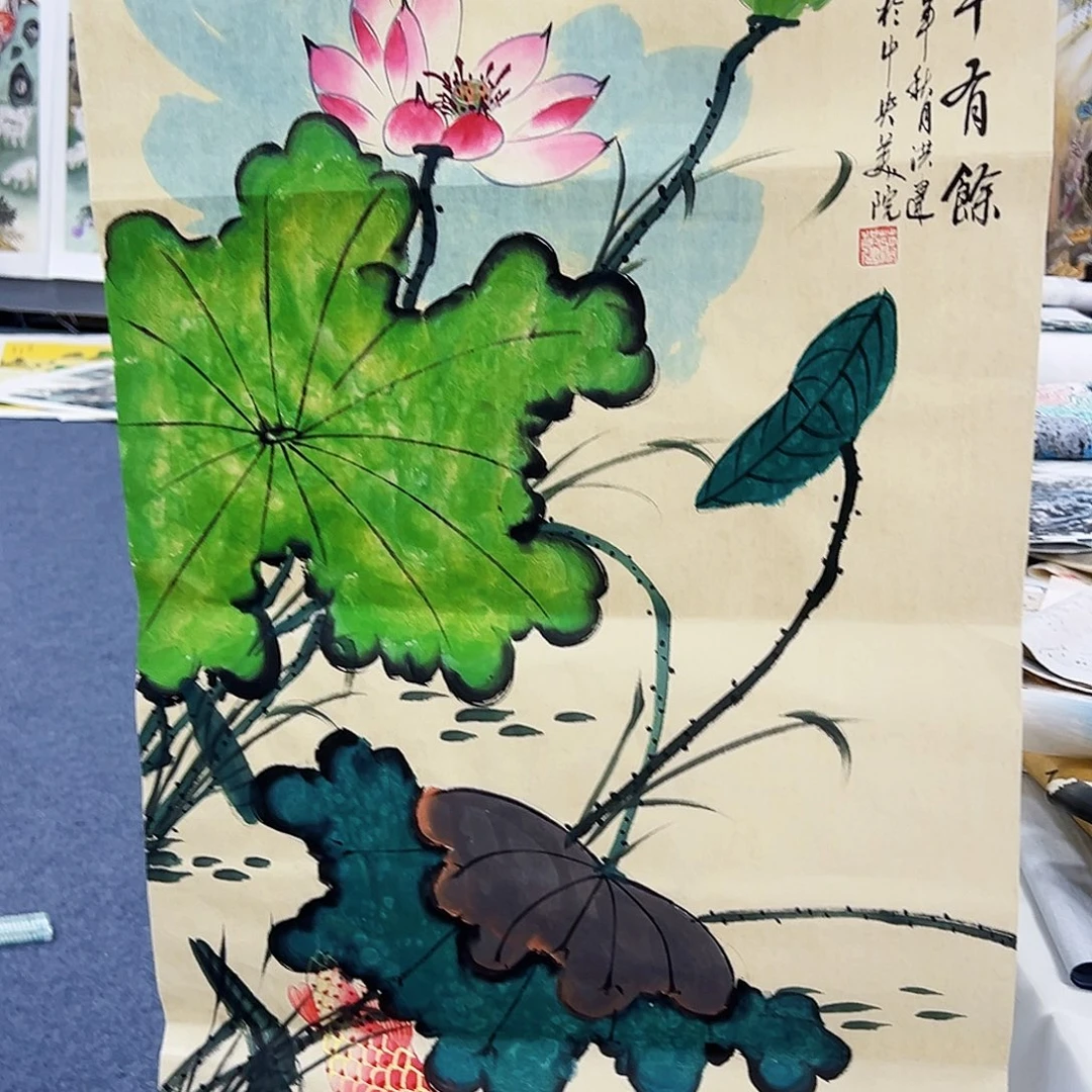 国画事事顺心如意万事