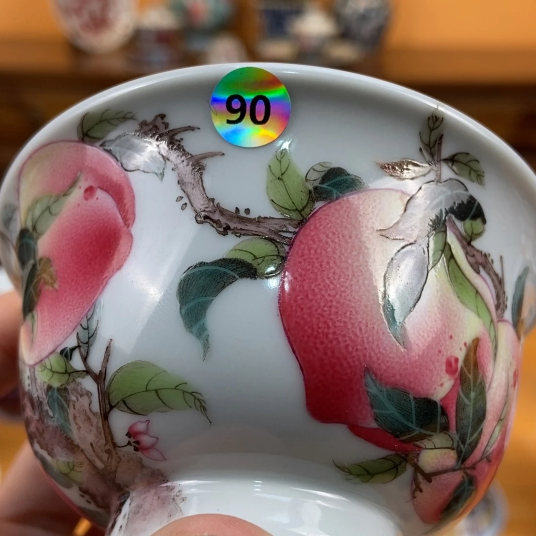 手绘茶具现代制品