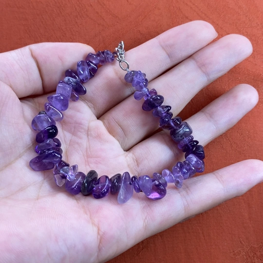 紫晶珠宝半成品未镶嵌