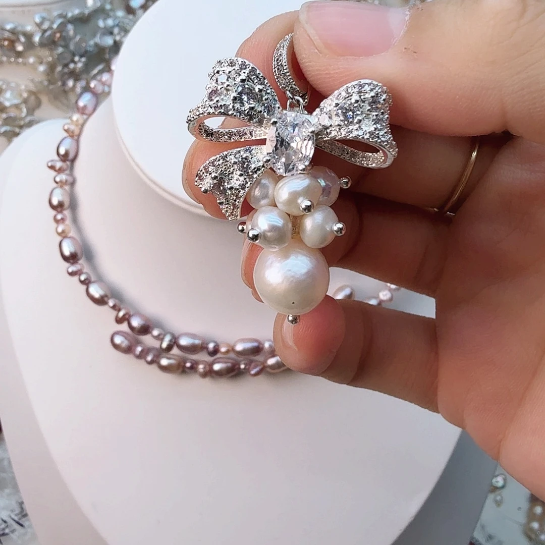 未镶嵌颈饰淡水珍珠