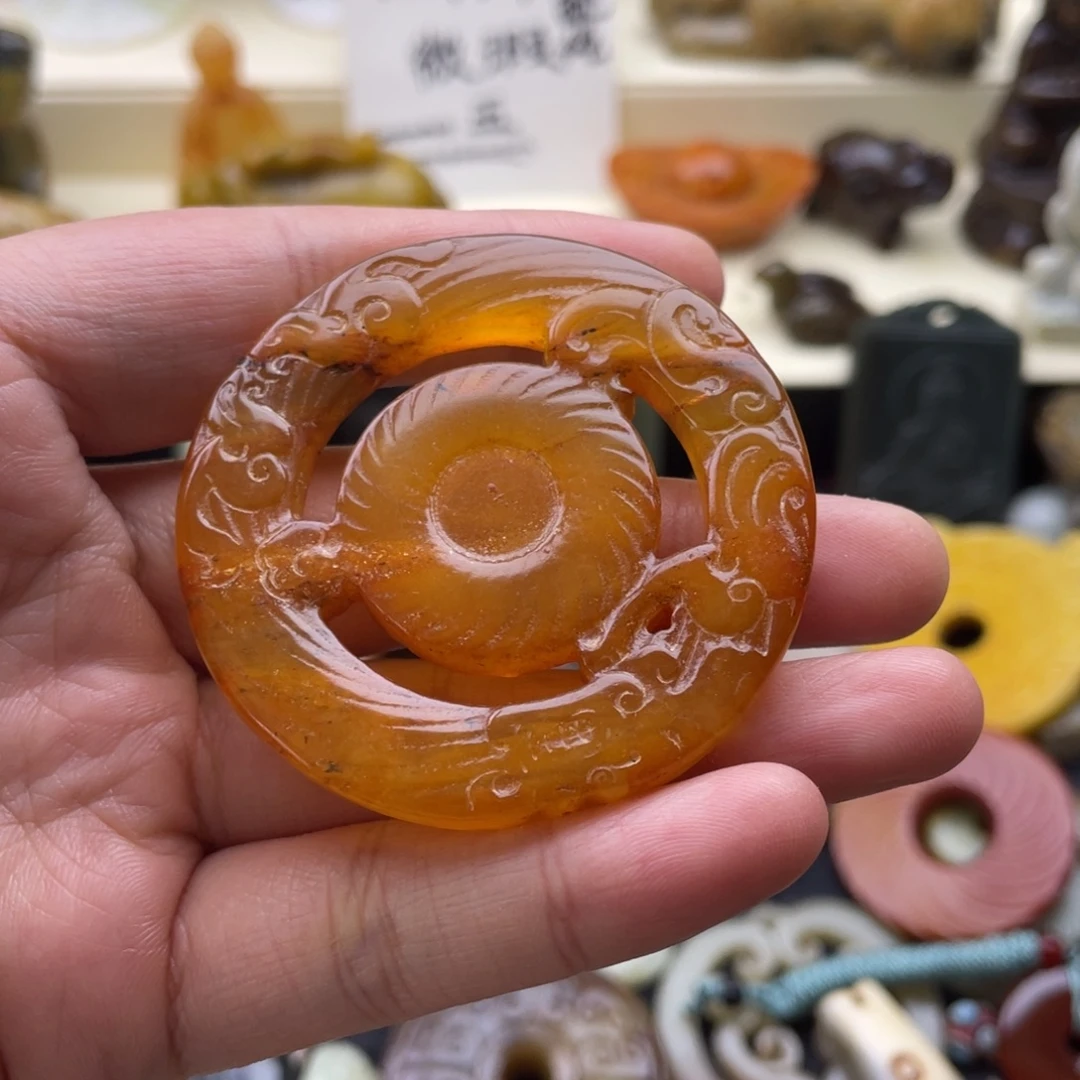 未镶嵌蛇纹石玉颈饰17