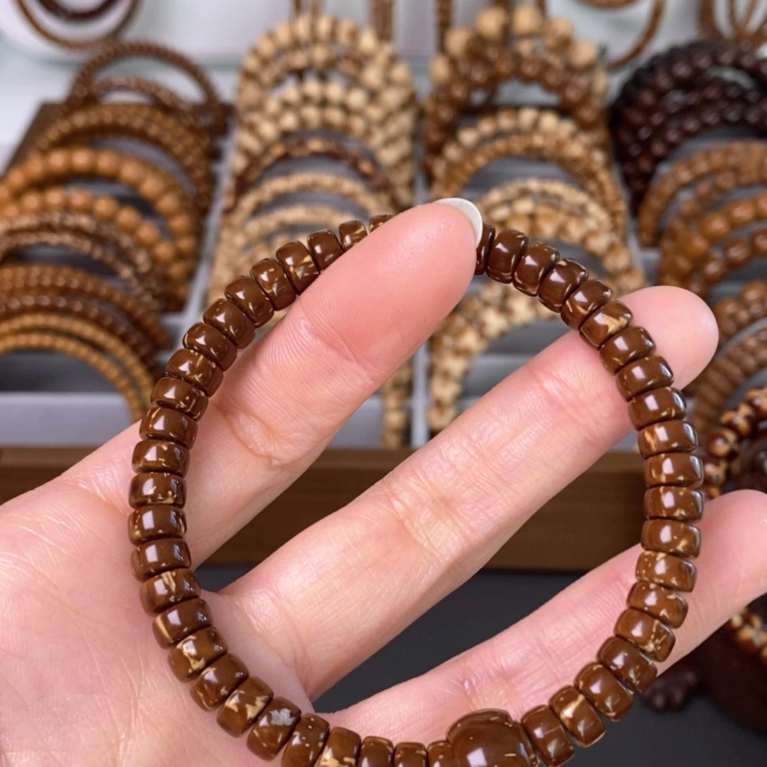 菩提手串/手链Z****w紫金鼠花皮药片7