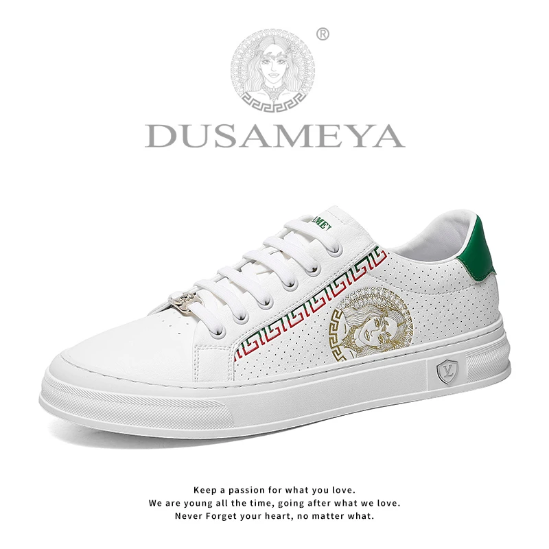 DUSAMEYA/杜莎米娅  春秋轻奢舒适百搭时尚潮流低帮休闲板鞋6713